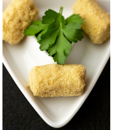 CROQUETA DE JAMON Y HUEVO