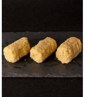 CROQUETA DE HUEVOS ROTOS CON CHORIZO