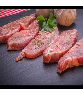 CHULETAS DE PAVO AL AJILLO