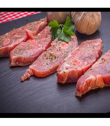 CHULETAS DE PAVO AL AJILLO